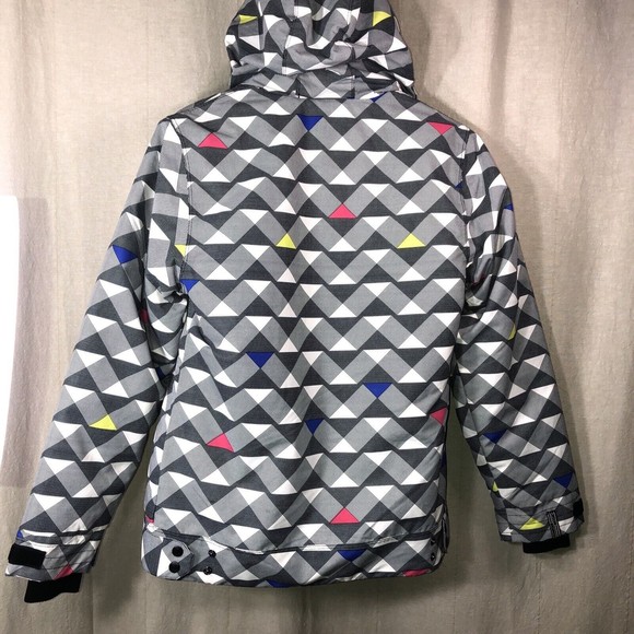 Core lil Chicks Powder Room Snow Ski Jacket Girls Youth Large 5000mm like new! - Picture 10 of 16